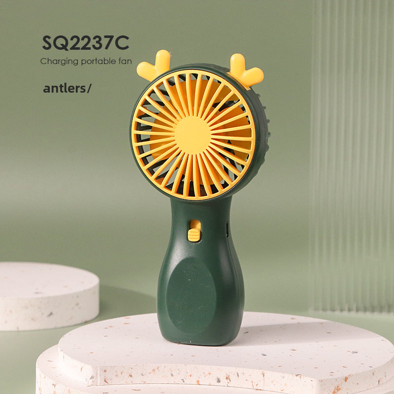 Ventilador portátil silencioso USB recargable con luz: mini ventilador de bolsillo de fábrica