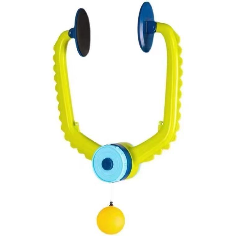 Entrenador de Ping Pong para Niños: Pelota de Tenis de Mesa con Cuerda Elástica, Juego de Práctica Individual para Interiores con Montaje en Marco