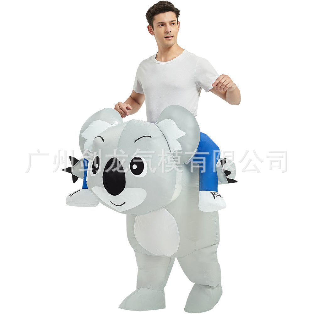 Disfraz Inflable de Dinosaurio y Otros Animales para Niños y Adultos