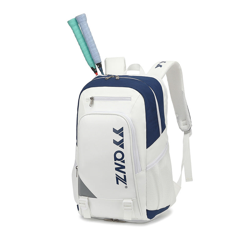 Mochila de Bádminton Unisex – Bolsa de Hombro para 3 Raquetas con Compartimentos Funcionales