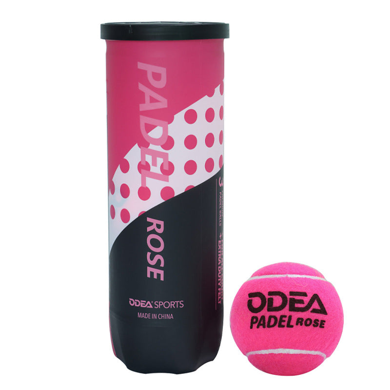 ODEA Padel Rose: Durable High-Elastic Tennis Balls for Training and Match