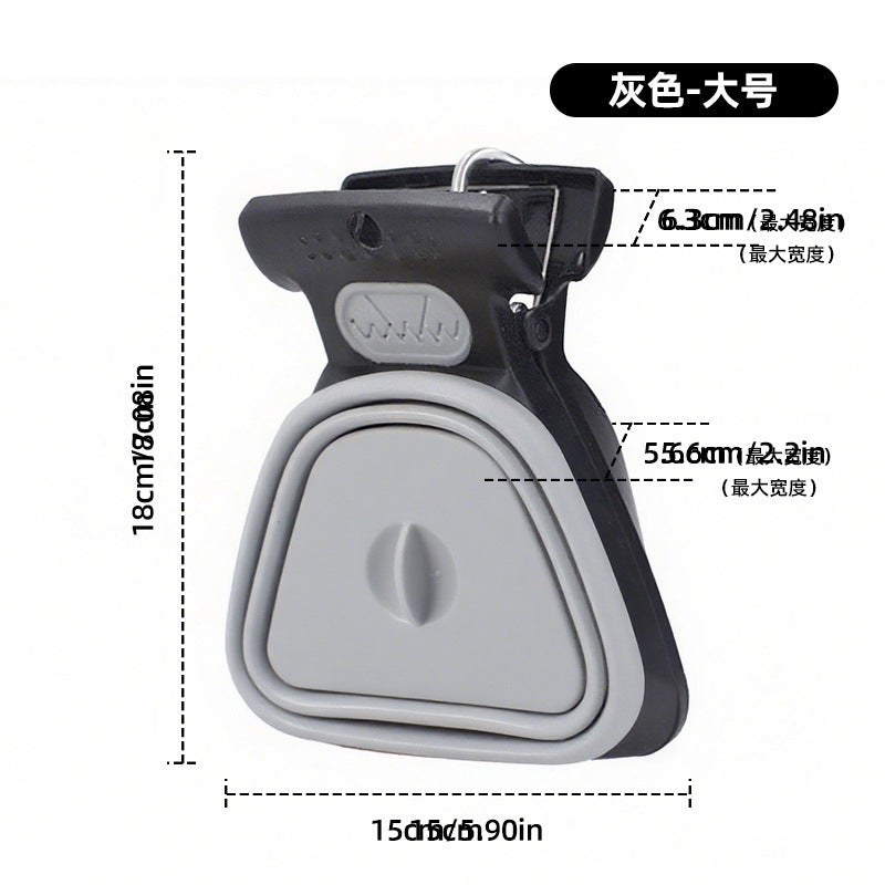 Recogedor de Heces Portátil para Mascotas | Plegable con Bolsa de Basura