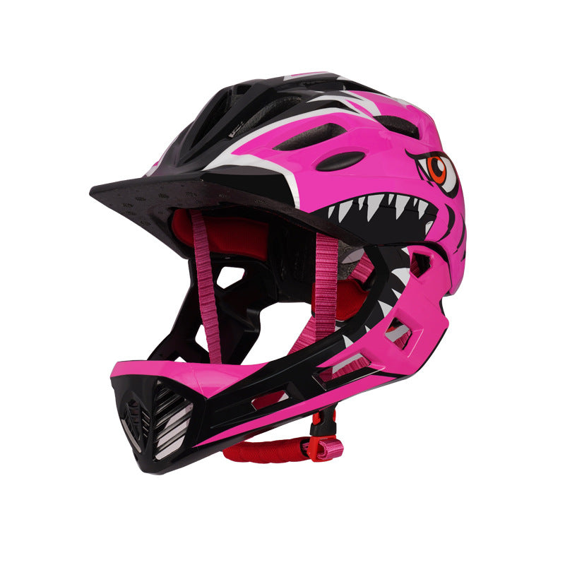 Casco de ciclismo con quijada desmontable para hombres, mujeres y niños