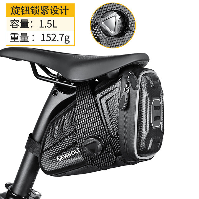 Bolsa de Sillín para Bicicleta: Impermeable, Resistente y de Gran Capacidad