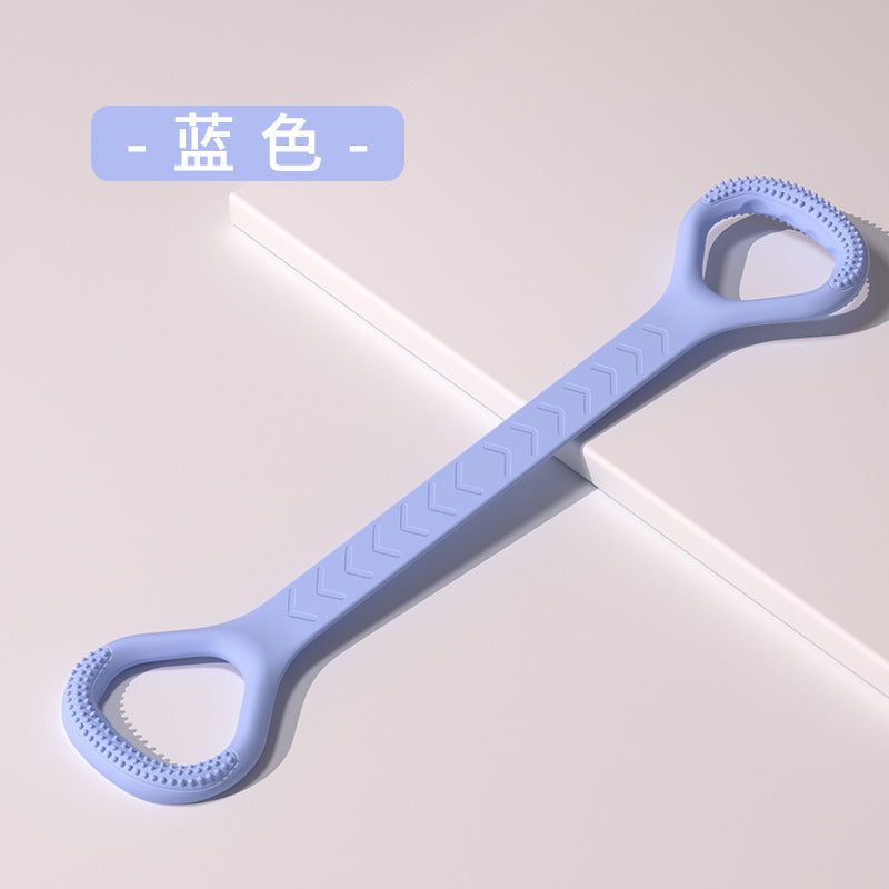 Cuerda de Resistencia en Forma de 8: Banda de Silicona Elástica de Alta Resistencia para Ejercicio, Moldeado Corporal, Entrenamiento de Espalda y Yoga