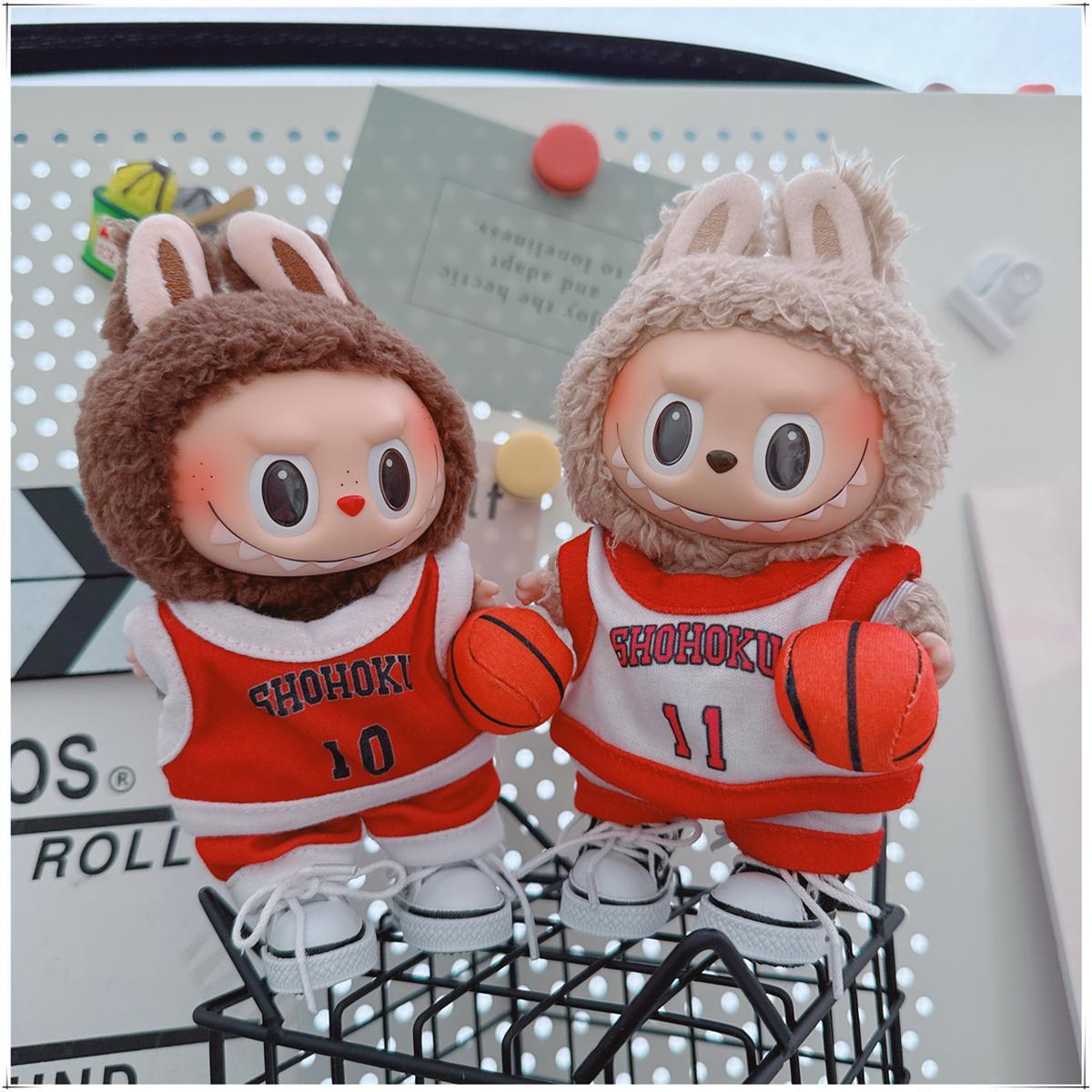 Ropa deportiva para muñecas Labubu de 17 cm – Accesorios para muñecos (muñeca no incluida)