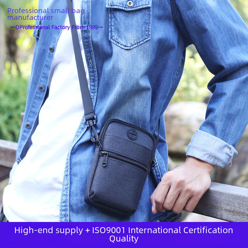 Bolsa Multifuncional Impermeable para Hombre: Monedero, Bandolera y Funda para Teléfono