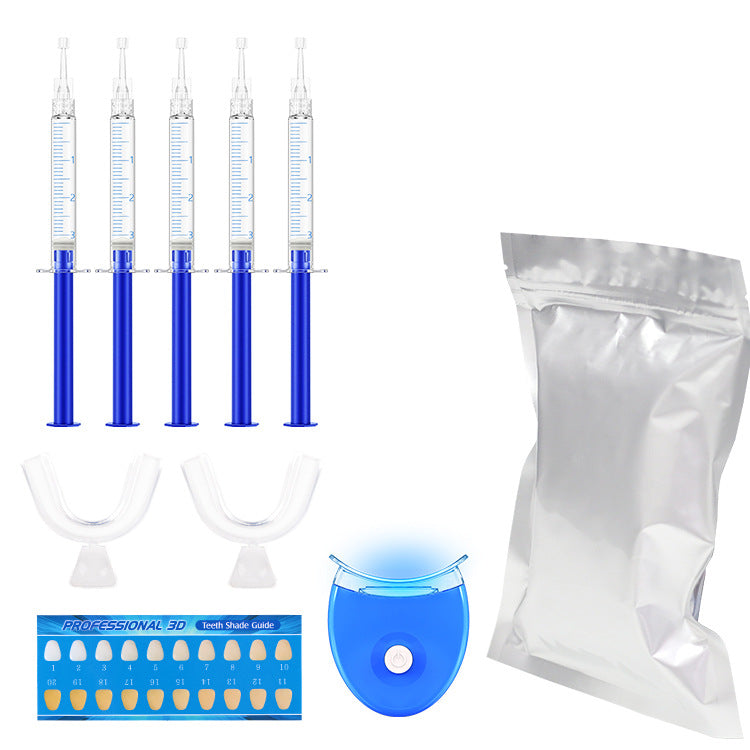 Teeth Whitening Gel Kit with Small Light: Effective Dental Whitening