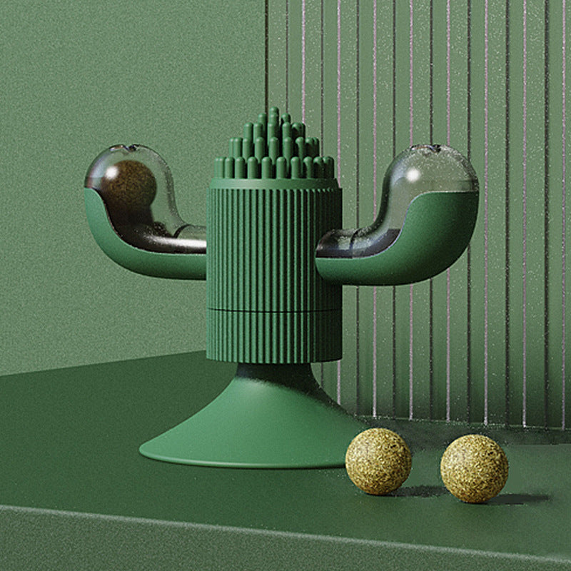 Juguete para gatos con rueda giratoria: incluye hierba gatera y luces LED, ideal para el entretenimiento de tu mascota