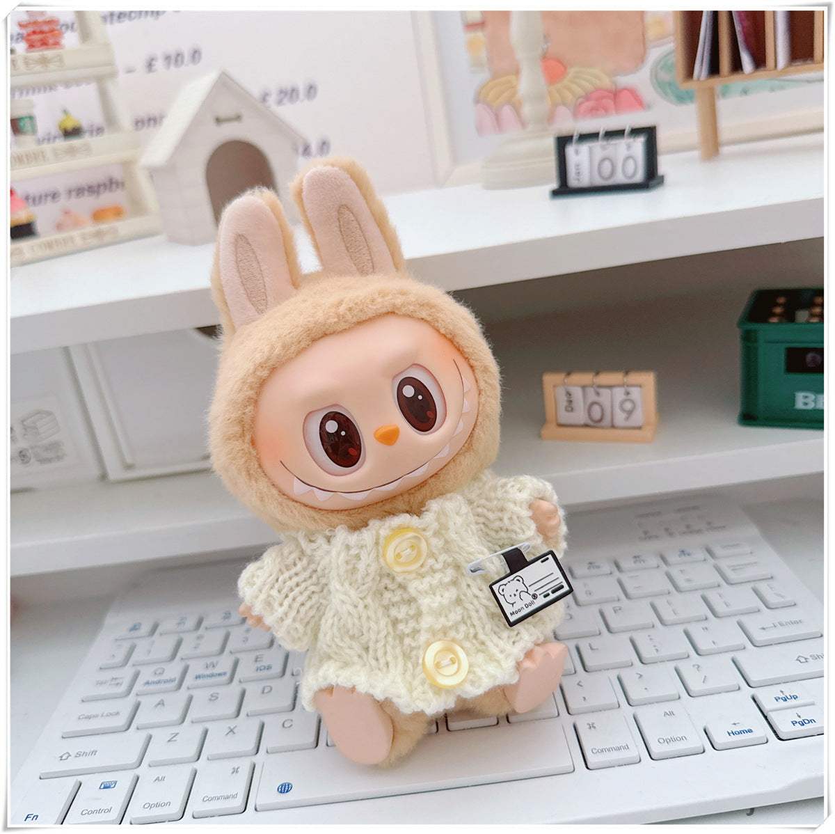 Ropa y accesorios para munecos Labubu, varios diseños divertidos (Muñeca no incluida)