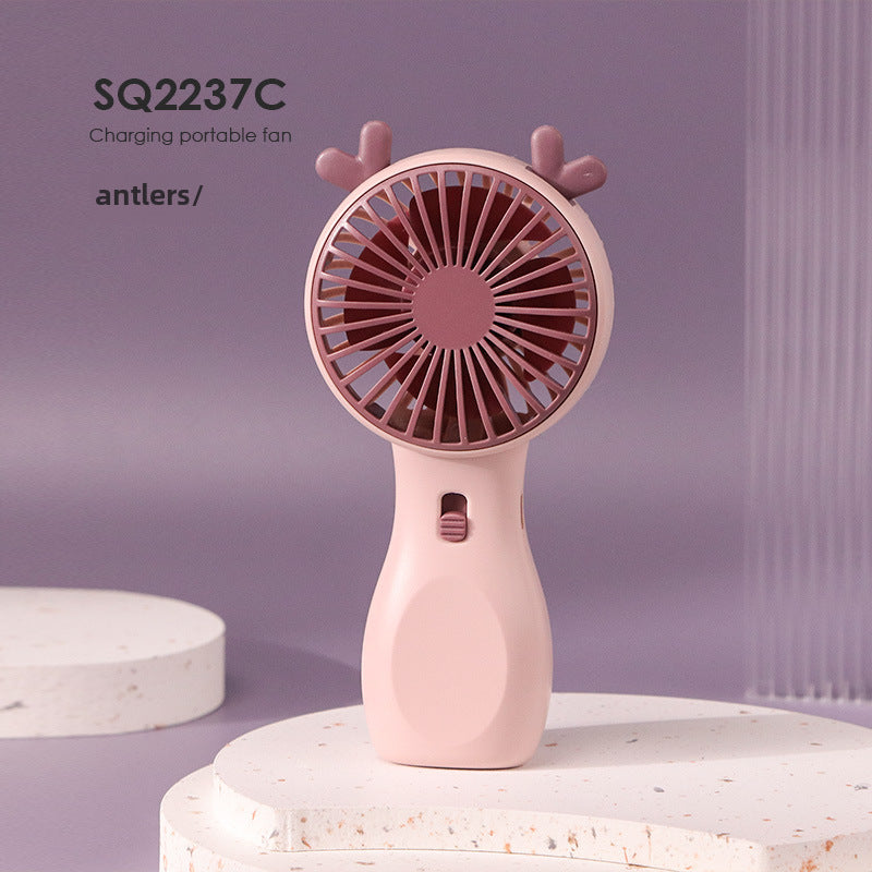 Ventilador portátil silencioso USB recargable con luz: mini ventilador de bolsillo de fábrica