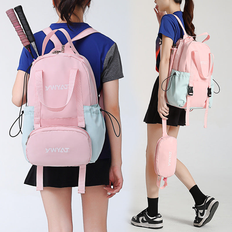 Mochila de bádminton para 3 raquetas: mochila unisex de gran capacidad, ideal para niños y deportes