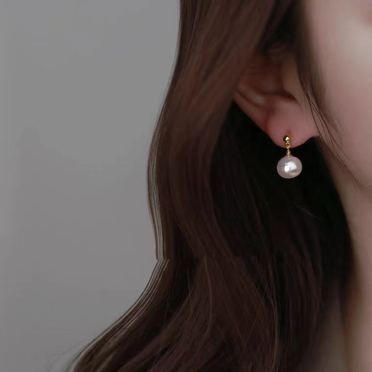 Pendientes con Perlas de Plata 925 – Diseño Discreto Clásico y Elegante