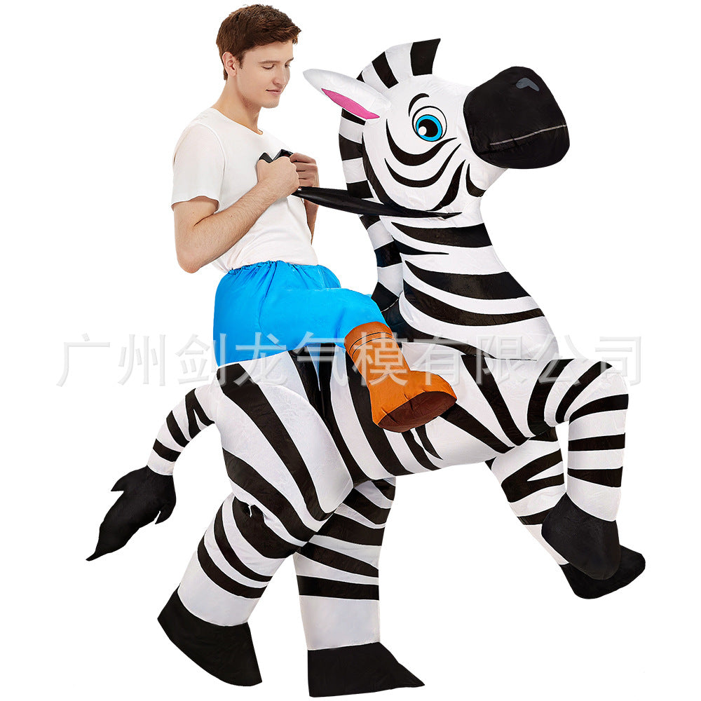 Disfraz Inflable de Dinosaurio y Otros Animales para Niños y Adultos