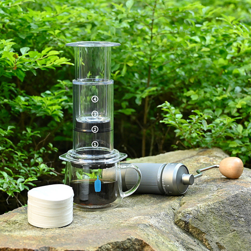 Cafetera Portátil a Presión para Café en Camping o Playa