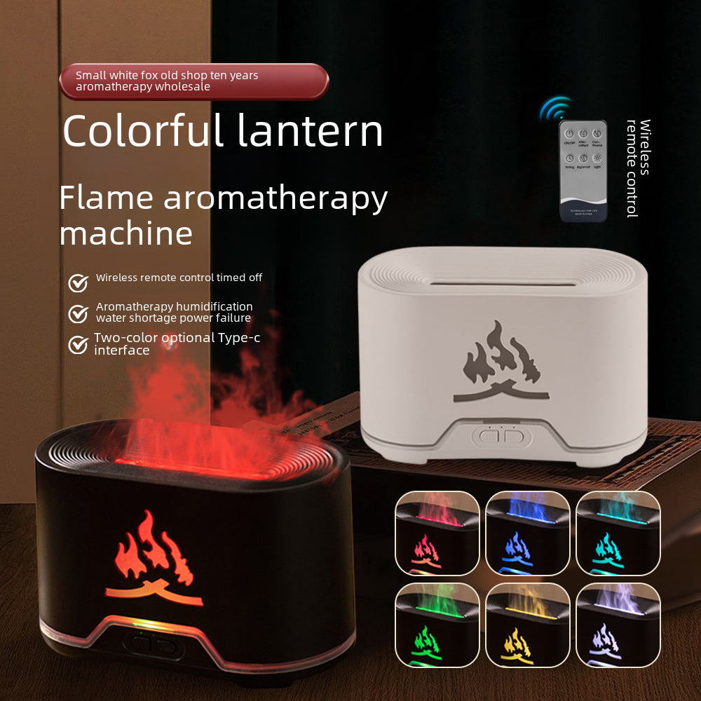 Difusor de aroma  para hombre con diseño de flama y función de humidificador inteligente silencioso