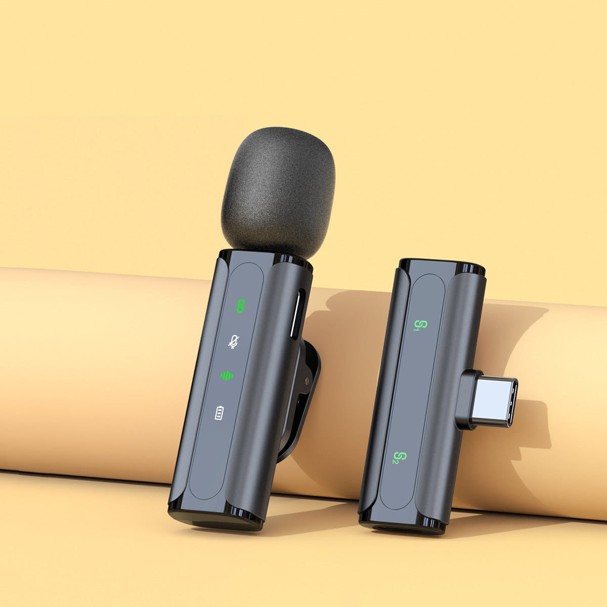 H66 Wireless Lavalier Microphone for Outdoor Live Streaming and Video Recording: Noise Reduction