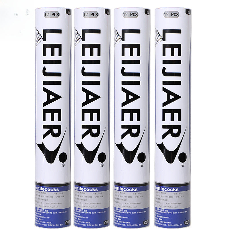 Volantes de bádminton resistentes para entrenamiento – Pack de 12 para uso recreativo