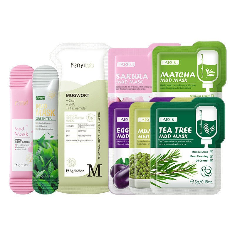 Máscara de sueño Laikou Fin Yi: 6 piezas de 3g, mascarilla de aplicación sin enjuague