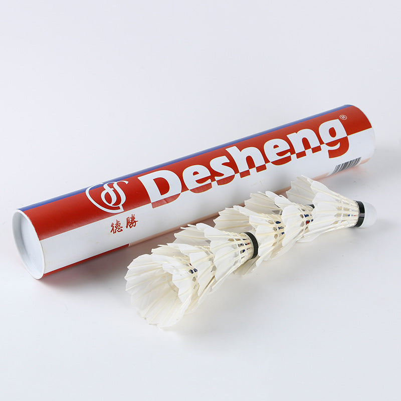 Volantes de bádminton para entrenamiento – Plumas de ganso y pato, con base de corcho y fibra