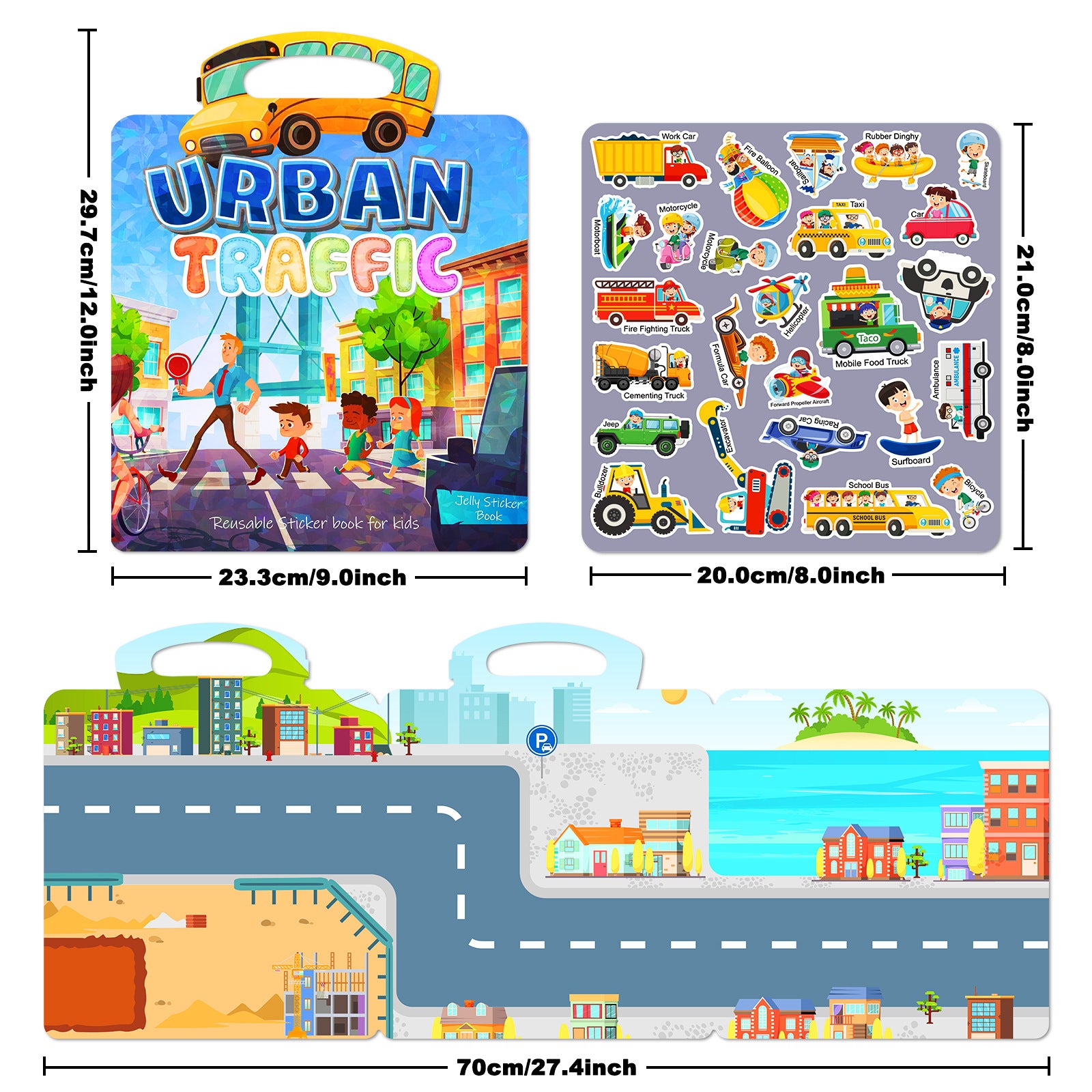 Baby Gel Stickers: Silent Educational Toy for Kids