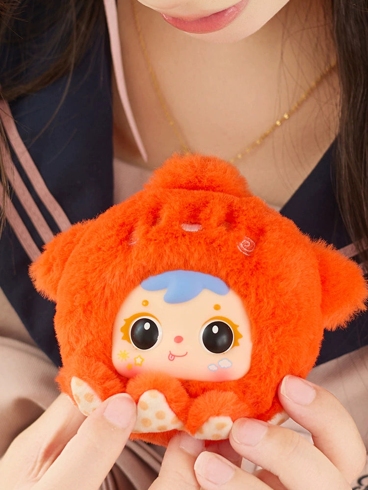 Llavero de peluche con diseño de animales marinos