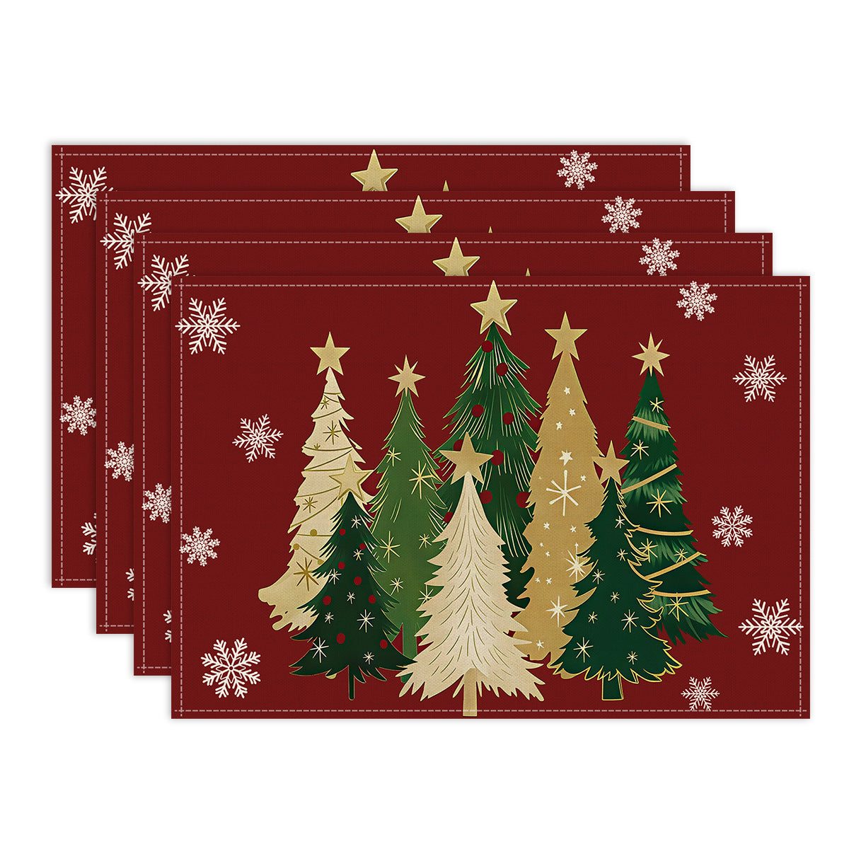 Christmas Table Mat: Holiday Dinnerware & Party Decoration