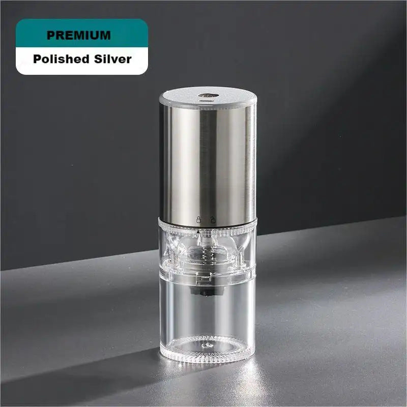 Molinillo de Café Eléctrico Portátil: USB Recargable, Compacto y Eficiente