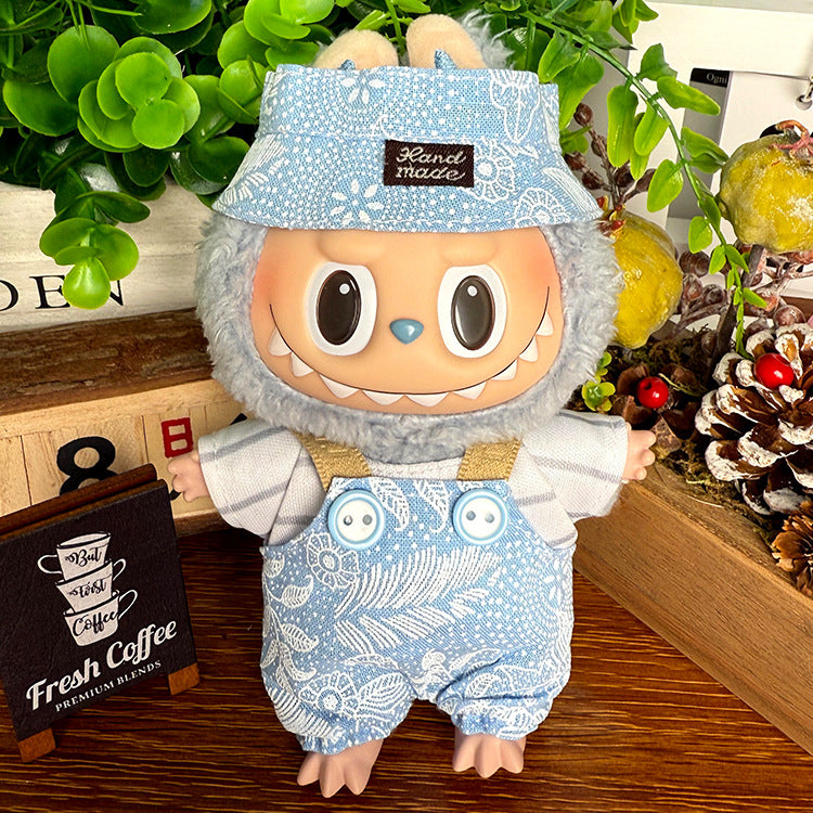 Playeras Streetwear para Muñecos Labubu – Ropa Urbana para Muñecas de 17cm (Muñeca no incluida)