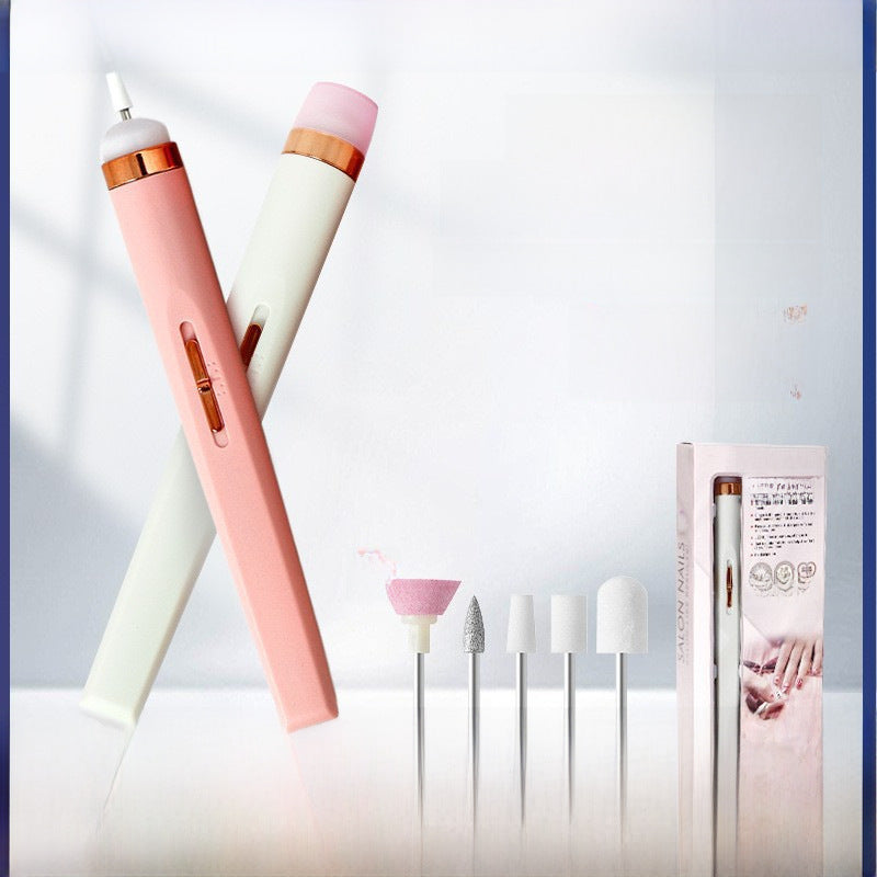 Máquina de Manicura Eléctrica Portátil: Luz LED y Diferentes Limas