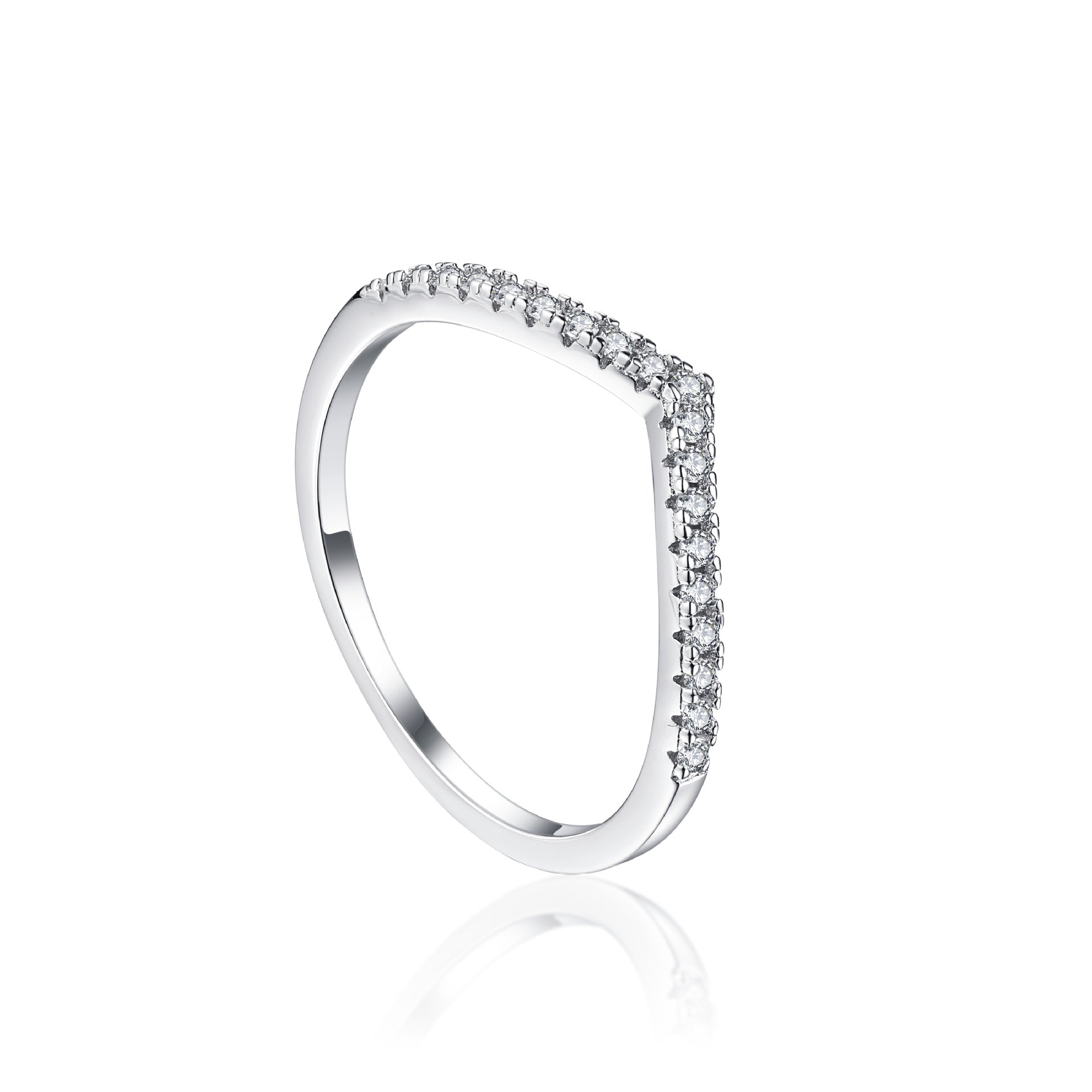 Anillo Pico de Viuda en Plata 925 para Mujer – Diseño Minimalista en V