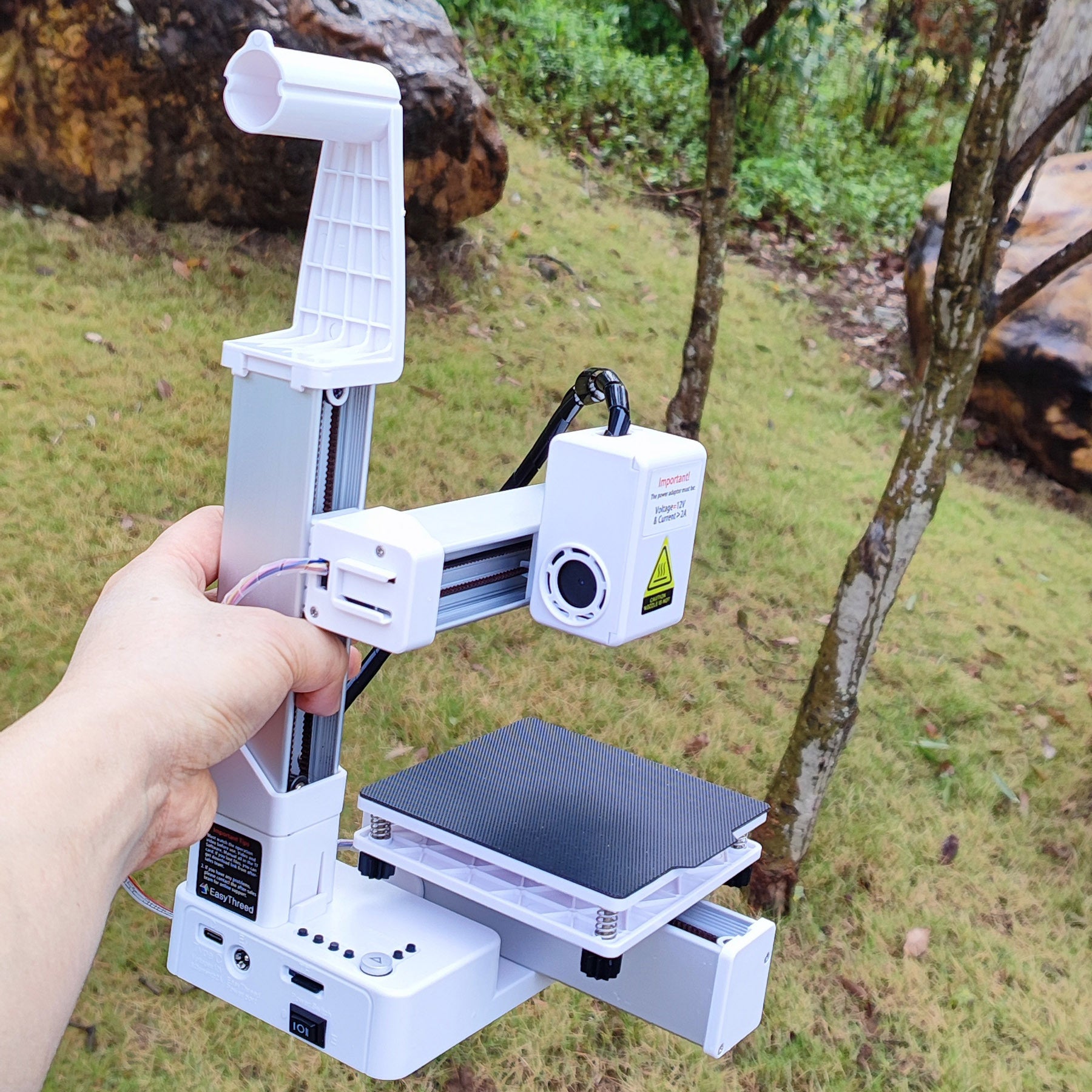 Impresora 3D Portátil – Ideal para Principiantes, Compatible con Filamento PLA y TPU. EasyThreed K10