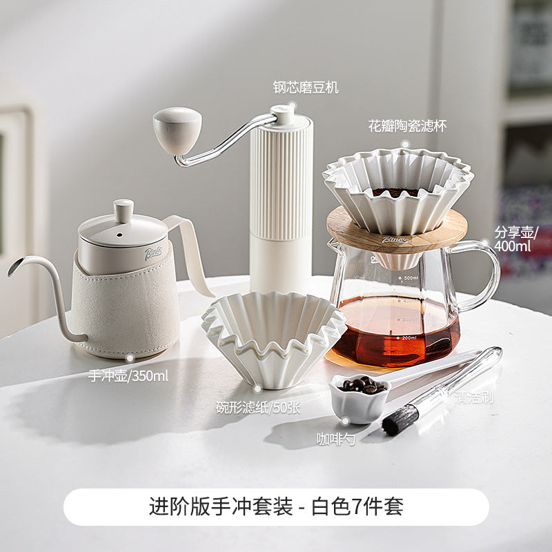 Juego de Cafetera Bincoo: Tetera de Válvula Fina para Preparar Café Americano en Casa