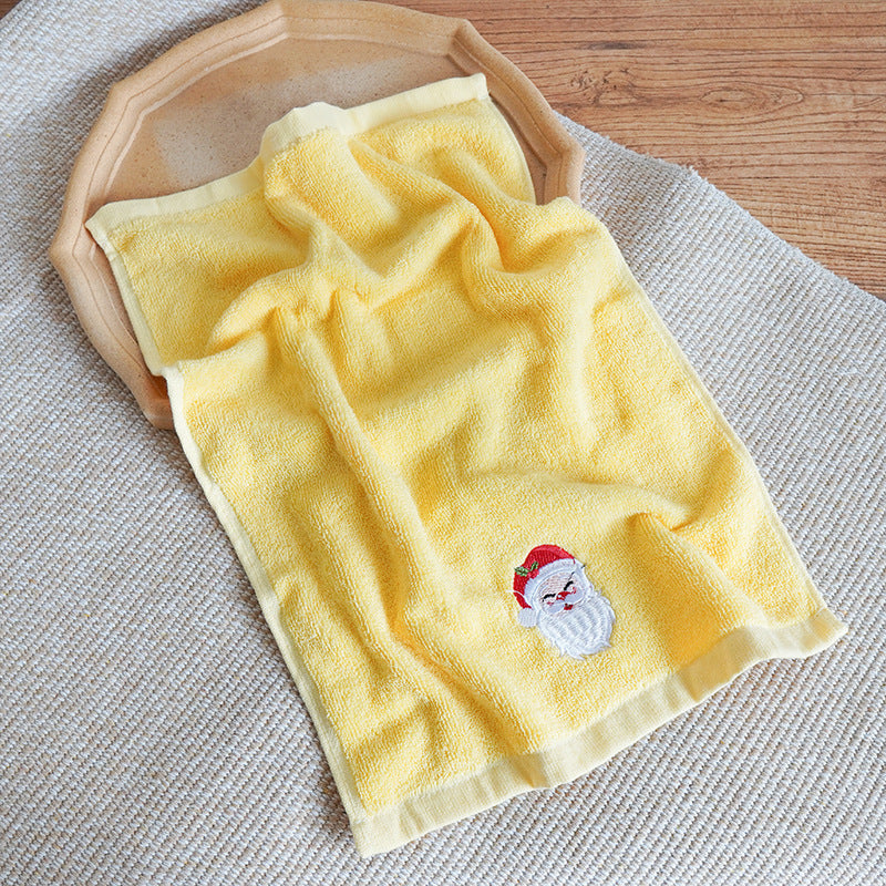 Cotton Christmas Towels: Creative Santa Gift Set for Kids