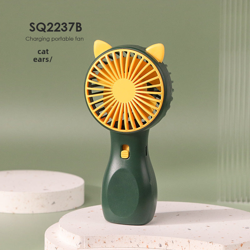 Ventilador portátil silencioso USB recargable con luz: mini ventilador de bolsillo de fábrica