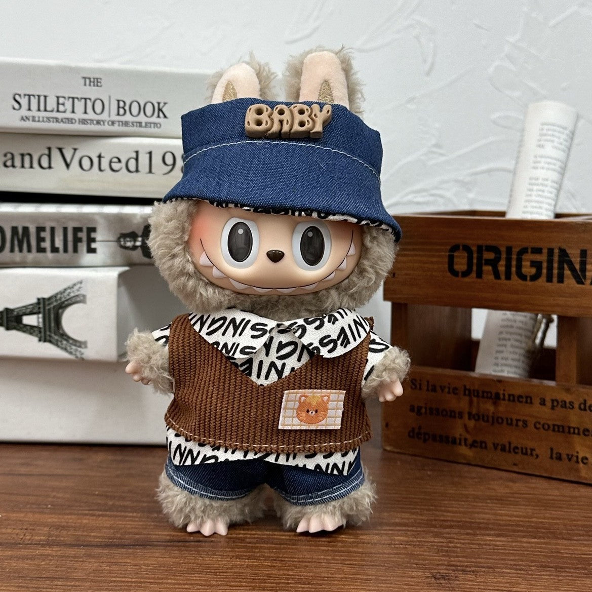 Ropa para Muñecas Labubu de 17cm – Modelos de Pie y Sentado (Muñeca no incluida)