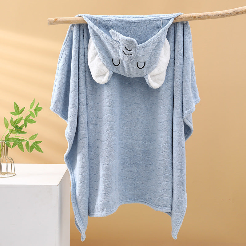 Toalla suave para niños con capucha