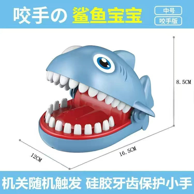 Juguete de cocodrilo mordedor: juguete de tiburón mordedor, dinosaurio juguete de broma para niños y padres, regalo divertido