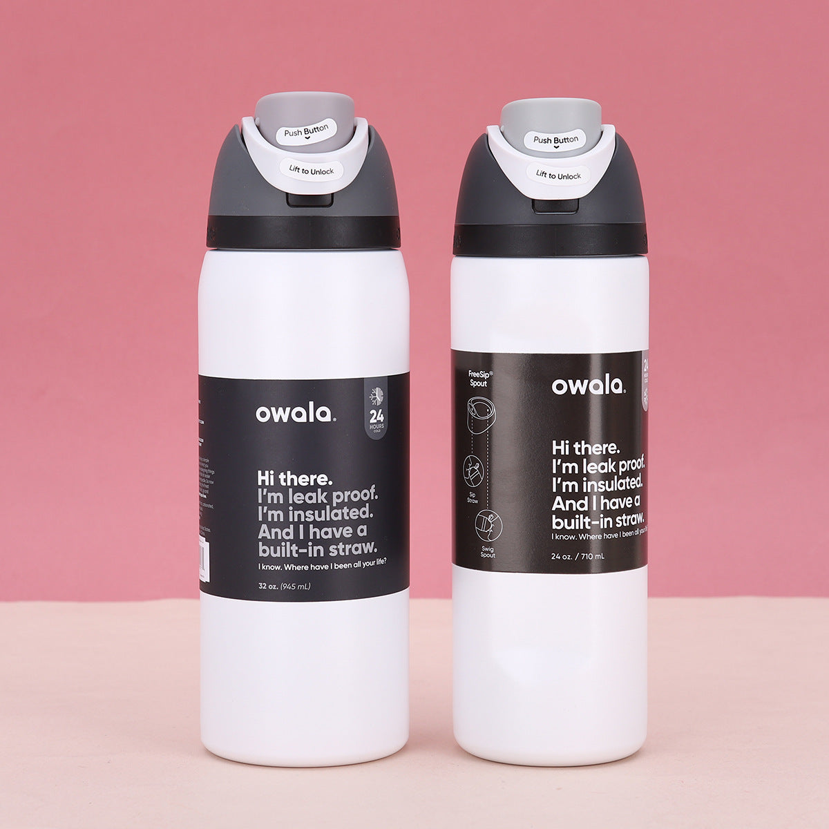 Botella térmica reutilizable para bebidas