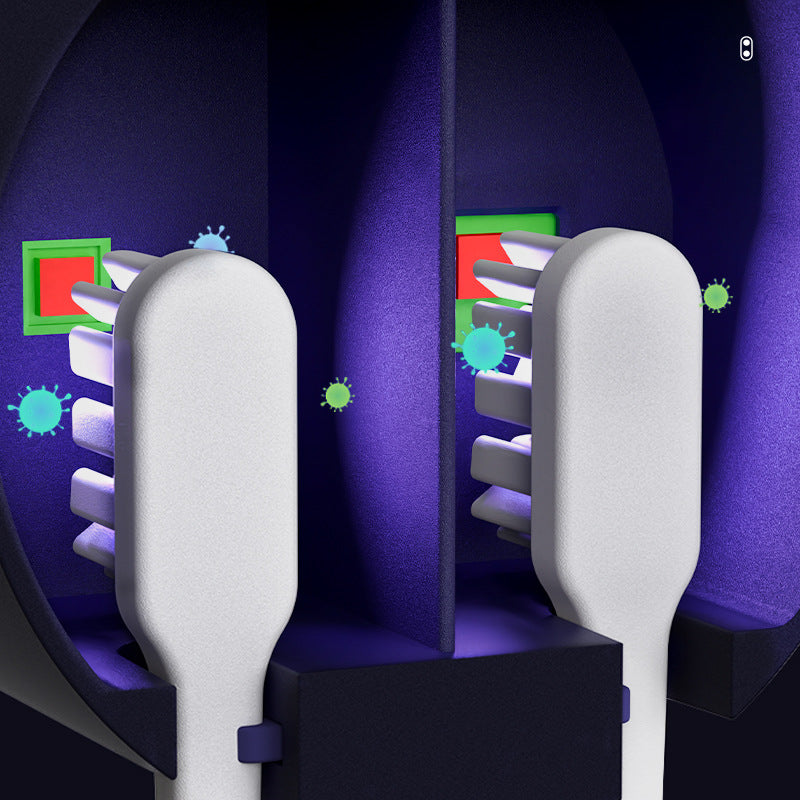 Desinfectador UV de Cepillos de Dientes con Adhesivo y Montaje sin Perforación