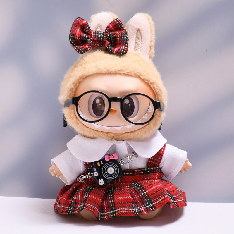 Stitch Story: Compatible with Labubu, Clothing Set, Accessories for 17cm Dolls, Accessories for Labubu (No Doll)