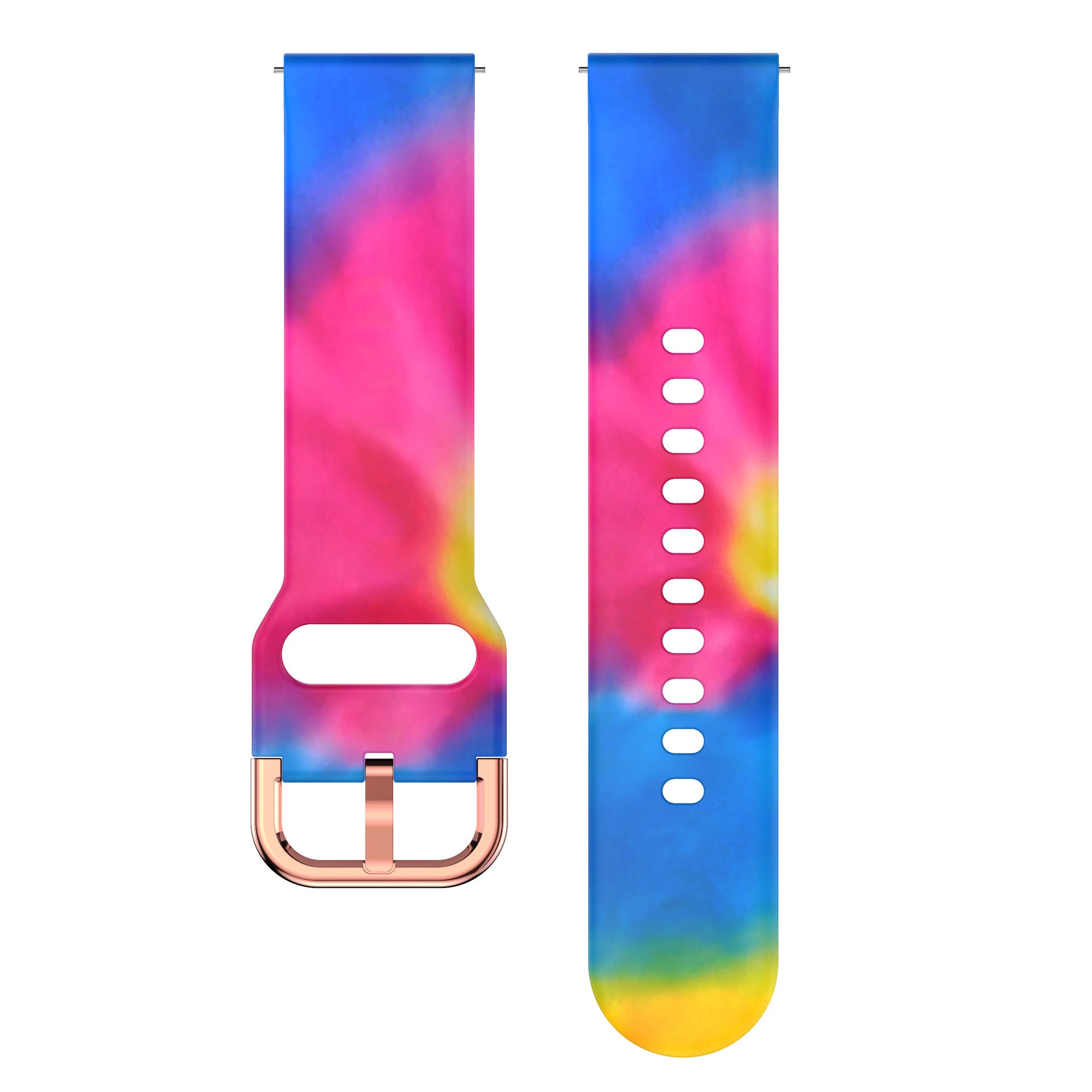 Printed Silicone Strap for Samsung Galaxy Active2 and Watch4: Compatible with Huawei GT 20/22mm