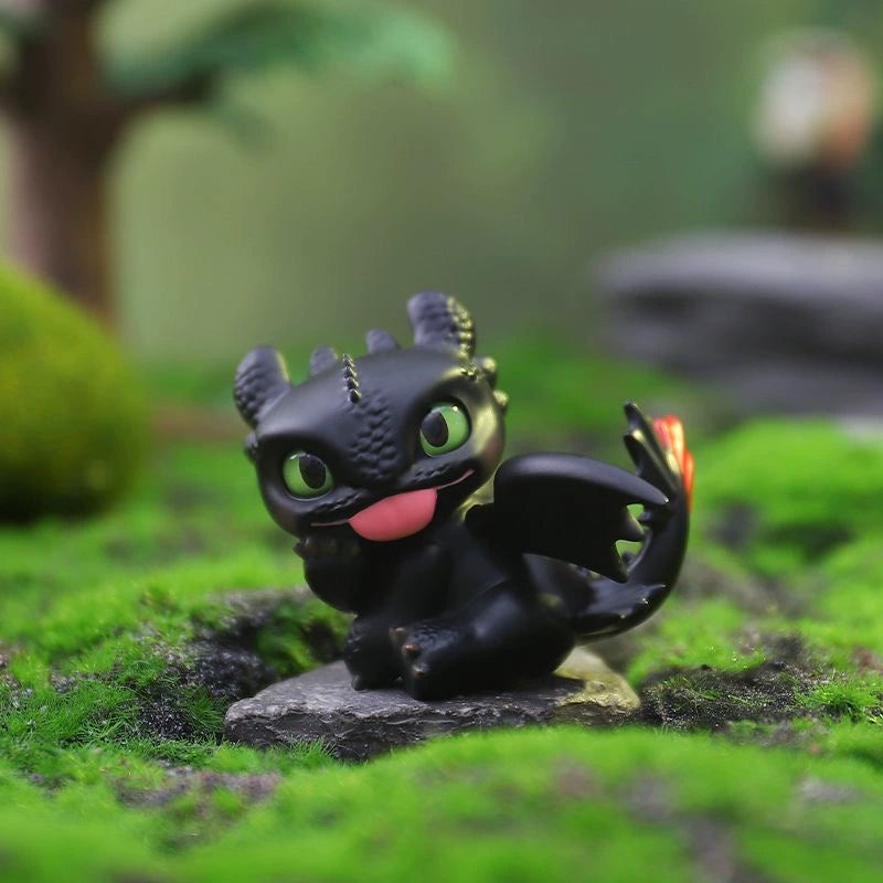 Creative Toothless Dragon Cartoon Collectible Figurine for Desk Decor and Gifts