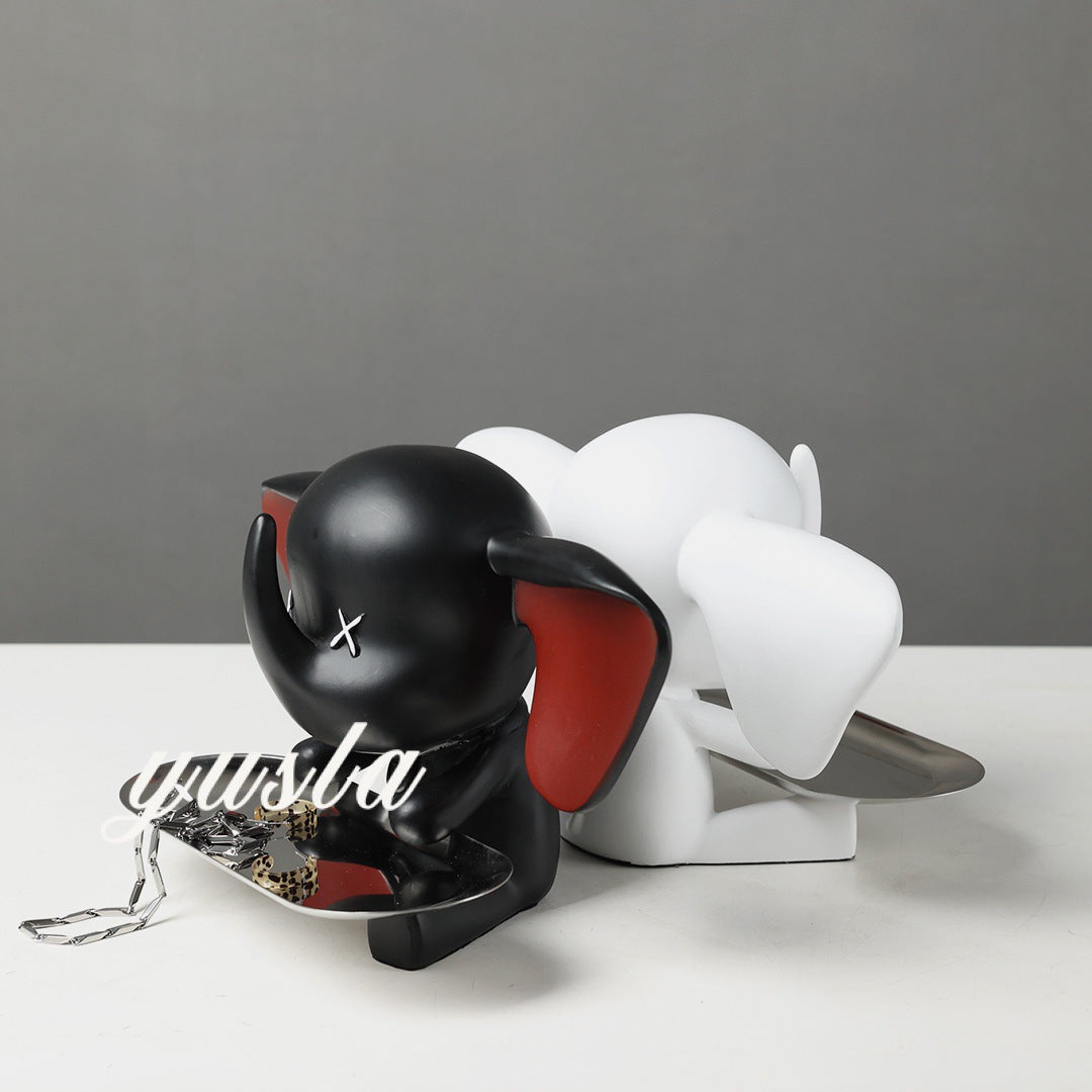 Escultura Elefante Organizador de Llaves Dumbo para Decoración Moderna
