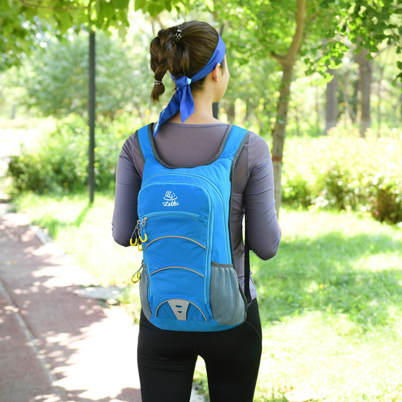 Mochila de senderismo: bolsa de ciclismo ligera con compartimento para agua, ideal para viajes y camping