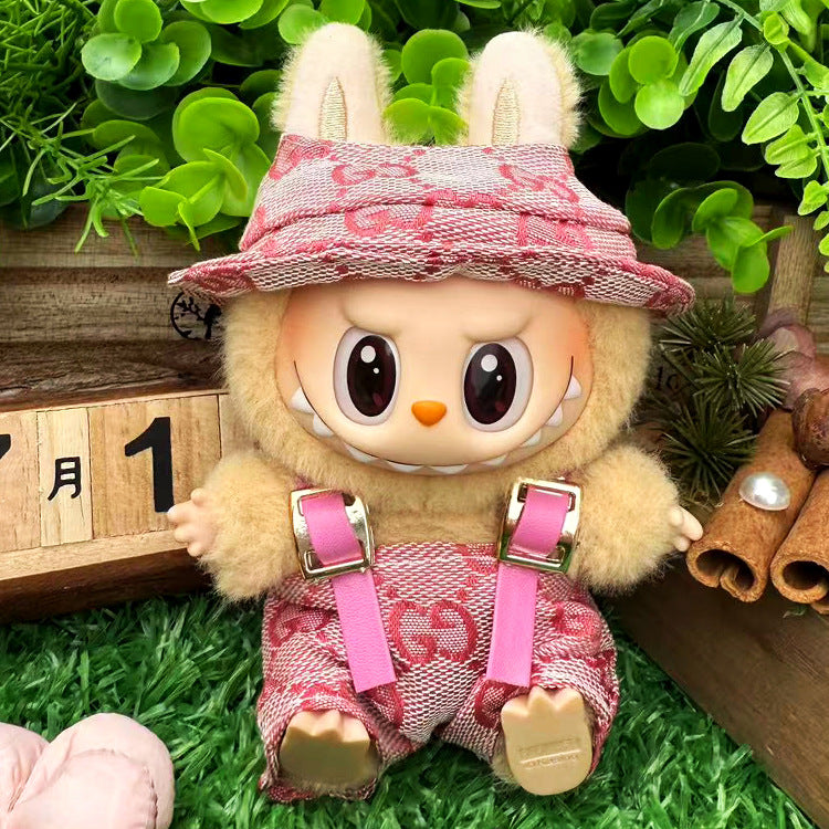 Playeras Streetwear para Muñecos Labubu – Ropa Urbana para Muñecas de 17cm (Muñeca no incluida)