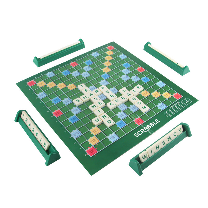 Children's Educational Tabletop Game for English: Letters, Words, Puzzles