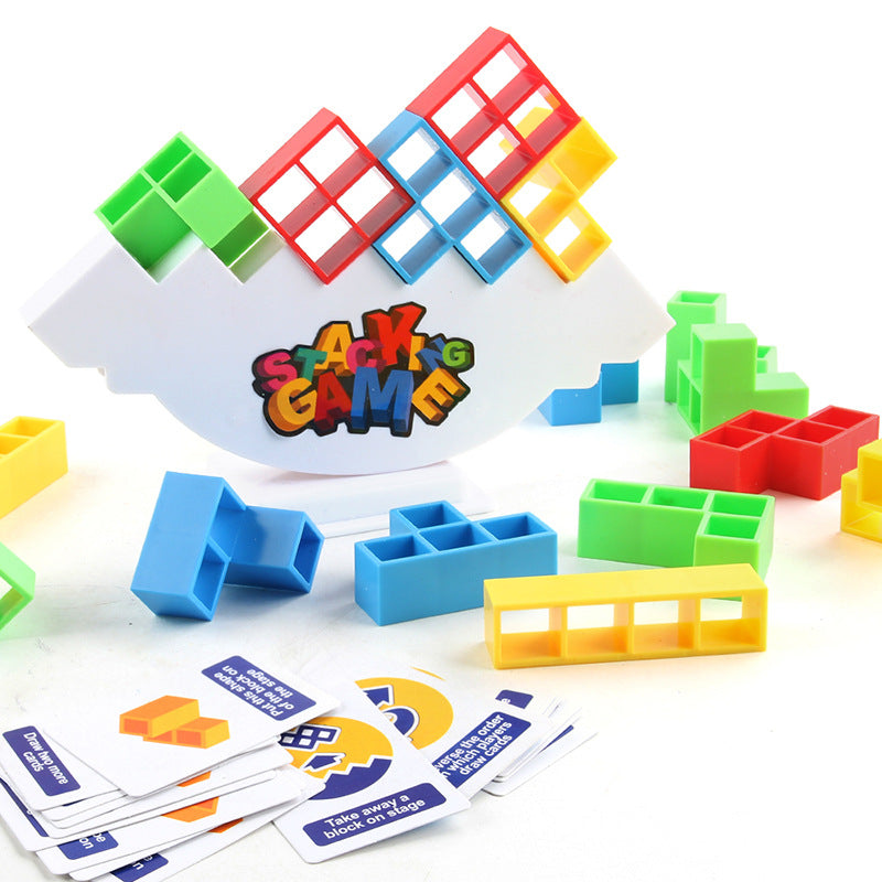 Tetris de Bloques Apilables: Juego de Mesa Interactivo para Padres e Hijos