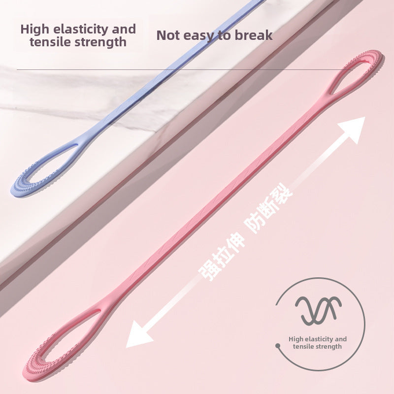 Cuerda de Resistencia en Forma de 8: Banda de Silicona Elástica de Alta Resistencia para Ejercicio, Moldeado Corporal, Entrenamiento de Espalda y Yoga