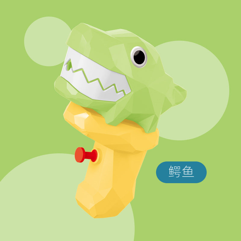 Pistolas de Agua para Niños con Diseño de Animales: Patito Amarillo y Dinosaurio, Juguetes de Verano para Playa y Juegos Acuáticos